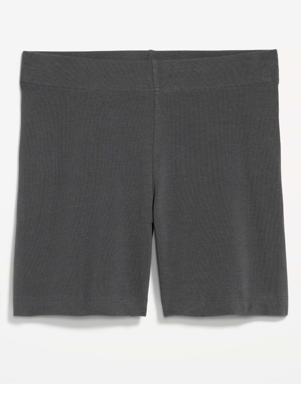 OLD NAVY 6" High-Rise Stretch Bike Shorts - Charcoal Grey - Picture 3 of 3